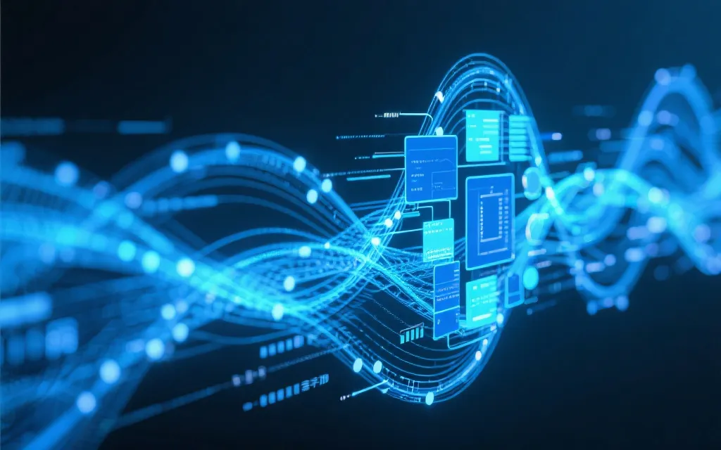 数据结构化展示的抽象图